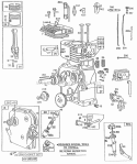 Cyl Piston Oil FillCrnkcse Diagram and Parts List for 132436-0229-01  Briggs and Stratton Engine